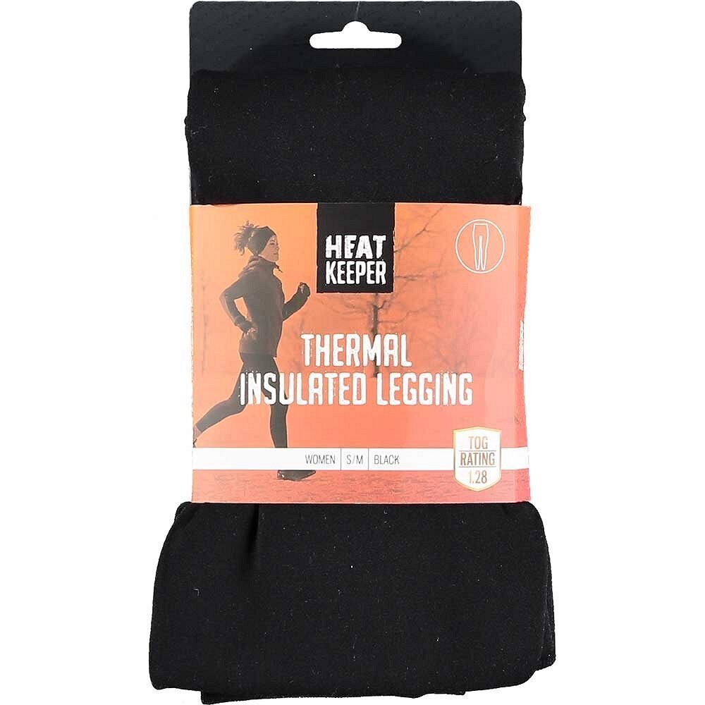 Termo legingi sievietēm Thermal insulated leggings, Heat Keeper, melni цена и информация | Zeķubikses | 220.lv