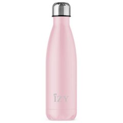 Termopudele IZY Bottle, 500ml, Matt Pink цена и информация | Термосы, термокружки | 220.lv