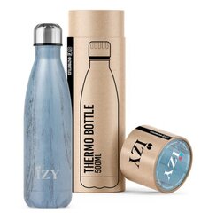 Термо-бутылка IZY Bottle, 500 мл, Design Blue цена и информация | Термосы, термокружки | 220.lv