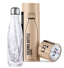 Termopudele IZY Bottle, 500ml, Design Purple цена и информация | Термосы, термокружки | 220.lv