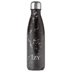 Termopudele IZY Bottle, 500ml, Marble Black цена и информация | Термосы, термокружки | 220.lv