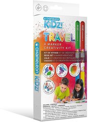 Креативный набор 4 маркеров Chameleon Kidz Travel цена и информация | Принадлежности для рисования, лепки | 220.lv