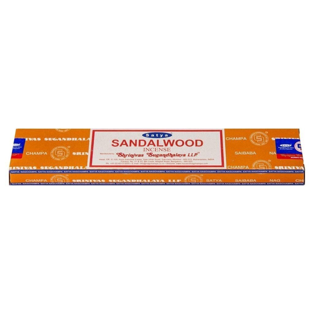 Vīraka kociņi Satya Sandalwood, 15 g cena un informācija | Mājas aromāti | 220.lv