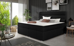 Кровать NORE Softy 140х200 см, черная цена и информация | Кровати | 220.lv