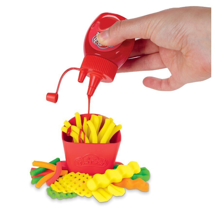 Plastilīna komplekts Play Doh Spiral Fries, F13205L0 cena un informācija | Attīstošās rotaļlietas | 220.lv