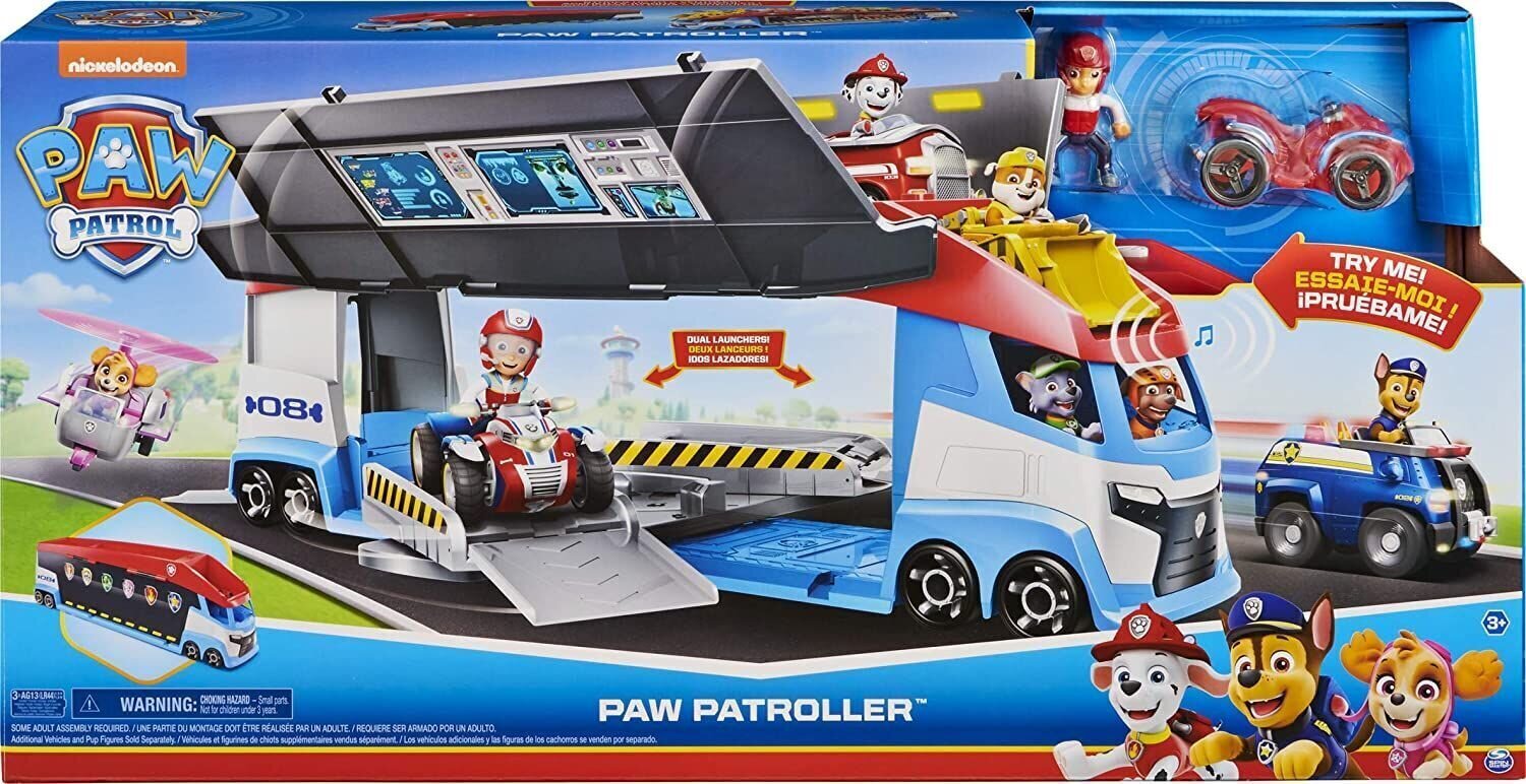 Transportlīdzeklis Ķepu Patruļa Paw Patroller V2.0, 6060442 цена и информация | Rotaļlietas zēniem | 220.lv