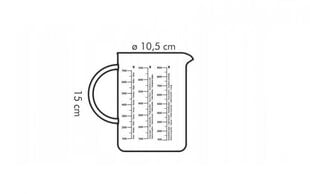 Tescoma Delicia mērtrauks, 1 l cena un informācija | Virtuves piederumi | 220.lv