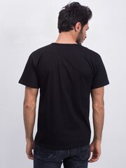 Melns V veida kakla vīriešu T-krekls Black XXL cena un informācija | Vīriešu T-krekli | 220.lv