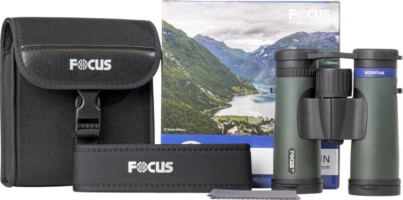 Focus Mountain 10x33, zaļš cena un informācija | Binokļi | 220.lv