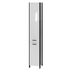 Напольный универсальный шкаф Brooklyn BRP-190, черно-белый цена и информация | Шкафчики для ванной | 220.lv