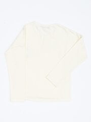 Блузка цвета экрю для девочки с вышитыми мотивами. цена и информация | Рубашки для девочек | 220.lv