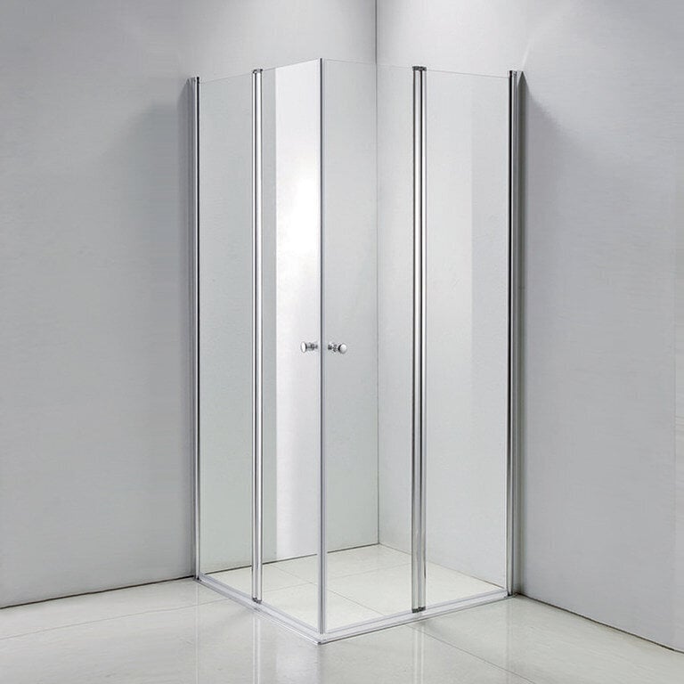 Dušas stūris Vento Prato 90*90*195 kvadrāts, stikls 6mm Easy Clean, bez paliktņa cena un informācija | Dušas kabīnes | 220.lv