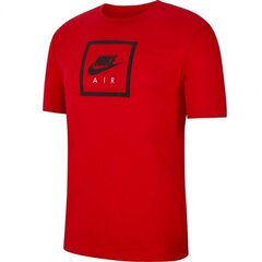 Sporta T-krekls vīriešiem Nike SS Air 2 SS M BV7639 657, sarkans cena un informācija | Sporta apģērbs vīriešiem | 220.lv
