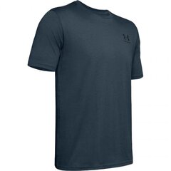 Спортивная мужская футболка Under Armor Sportstyle Left Chest SS M 1326 799 467, синяя цена и информация | Мужская спортивная одежда | 220.lv