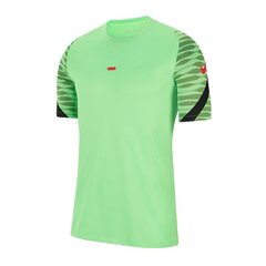 Vīriešu sporta t-krekls Nike Dri-Fit Strike 21 M Tee CW5843-398 (75837), zaļš cena un informācija | Sporta apģērbs vīriešiem | 220.lv
