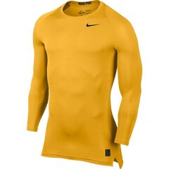 Sporta T-krekls vīriešiem Nike pro cool compression LS top M 703088739, dzeltens cena un informācija | Sporta apģērbs vīriešiem | 220.lv