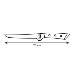 Нож для очистки костей Tescoma Azza, 13 см цена и информация | Ножи и аксессуары для них | 220.lv
