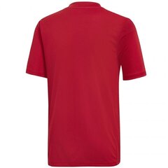 Sporta T-krekls zēniem Adidas Striped 19 JSY Jr 84222 DU4395, sarkans cena un informācija | Zēnu krekli | 220.lv