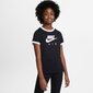 Sporta T-krekls meitenēm Nike Air Jr meiteņu sporta T-krekls CZ1828 657, melns cena un informācija | Krekli, bodiji, blūzes meitenēm | 220.lv