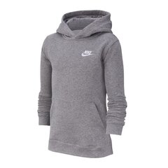 Ikdienas džemperis bērniem Nike NSW PO Hoodie Club JR BV3757-091, pelēks cena un informācija | Jakas, džemperi, žaketes, vestes meitenēm | 220.lv