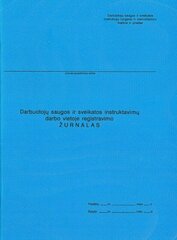 Darba drošības un veselības instruktāžu reģistrācijas žurnāls A4, 22 lpp. cena un informācija | Kancelejas preces | 220.lv
