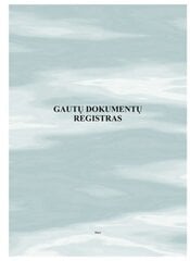 Pieņemto dokumentu žurnāls A4, 48 lpp цена и информация | Тетради и бумажные товары | 220.lv