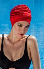 Peldcepurīte Fashy PES SWIM 3403 40, sarkana цена и информация | Шапочки для плавания | 220.lv