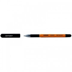 Ручка Finepoint Softgrip 0,7 мм, с сердечником 1 мм черная, упаковка 10 шт 18000300098 цена и информация | Письменные принадлежности | 220.lv