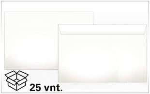 Конверты C4 с отрывной полосой, 229x324 мм, 25 шт. цена и информация | Конверты | 220.lv