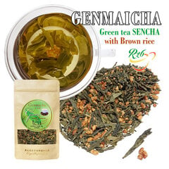 GENMAICHA - Zaļā tēja SENCHA ar grauzdētiem rīsiem, 50 g цена и информация | Чай | 220.lv