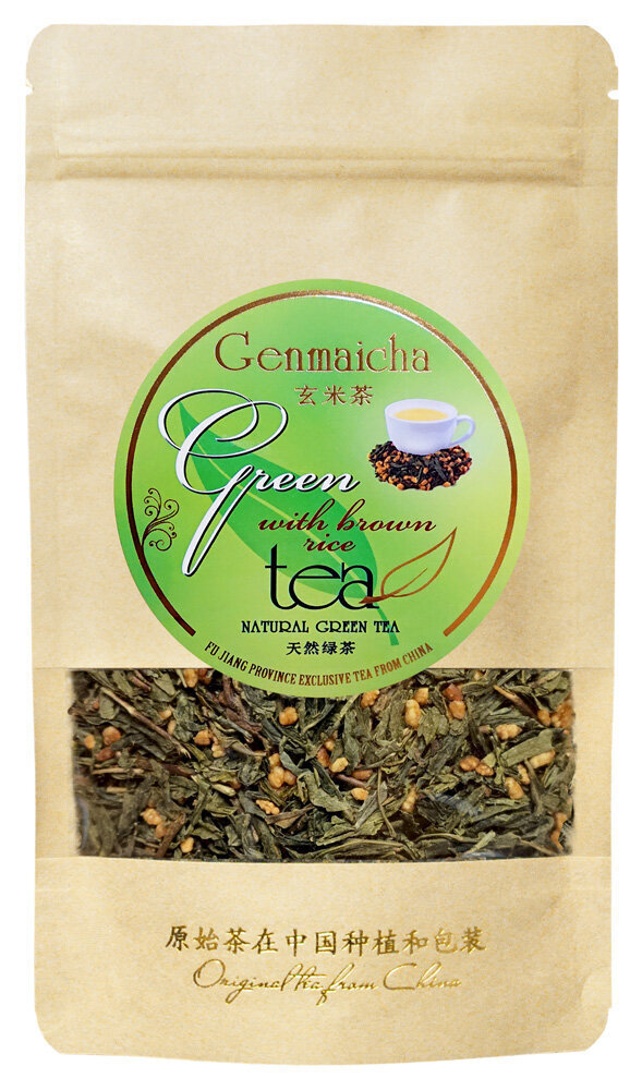 GENMAICHA - Zaļā tēja SENCHA ar grauzdētiem rīsiem, 100 g cena un informācija | Tēja | 220.lv