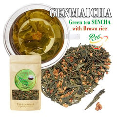 GENMAICHA - Зеленый чай Sencha с коричневым рисом, 100г цена и информация | Чай | 220.lv