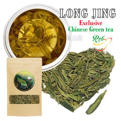 Eksluzīva Ķīnas zaļā tēja LONG JING, 100 g cena un informācija | Tēja | 220.lv