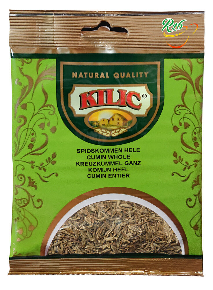 Kumins - vesels (romiešu ķimenes), Cumin whole seeds, KILIC, 70 g cena un informācija | Garšvielas, garšvielu komplekti | 220.lv