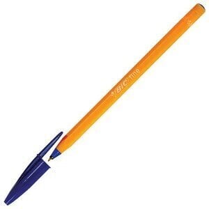 BIC lodīšu pildspalva ORANGE FINE 0.8 mm zila, Iepakojumā 1 gab 101113, cena un informācija | Rakstāmpiederumi | 220.lv
