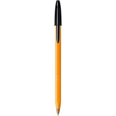 Ручка шариковая Bic Orange Fine, 0,8 мм, черная, 1 шт. 101144 цена и информация | Письменные принадлежности | 220.lv