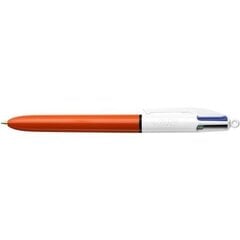 Lodīšu pildspalva "FINE" BIC 4 krāsu, iepakojumā 1 gab (233843), cena un informācija | Rakstāmpiederumi | 220.lv