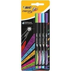 Набор ручек Bic FineLiners Intensity Fine Fun Mix, набор из 4 цветов 449275 цена и информация | Письменные принадлежности | 220.lv