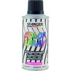 <div class="imported_description">
<p><strong>Краска-спрей Stanger Color Spray MS 150 мл, бесцветная 115000</strong><br />
<br />
Аэрозольная краска на акриловой основе предназначена для таких поверхностей как камень, дерево, пробка, пенопласт, картон. Нежно матовые светлые оттенки. Быстро сохнет, хорошо порывается. Устойчивая к воде и УФ лучам. Клапан 360 °. Соответствует требованиям REACH. Произведено в Германии.</p>
</div>
 цена и информация | Принадлежности для рисования, лепки | 220.lv