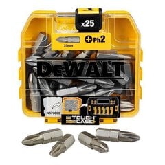 Skrūvgriežu uzgalis PH2x25mm 25gab. DeWALT DT71522-QZ цена и информация | Механические инструменты | 220.lv