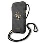 Guess Torebka telefonam GUHCP12L4GPSGR 6,7" pelēks/grey 4G Metal Logo cena un informācija | Telefonu vāciņi, maciņi | 220.lv