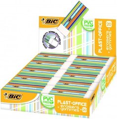 Dzēšgumija BIC Eraser PLASTOFFICE, 20 gab, 388529 cena un informācija | Kancelejas preces | 220.lv