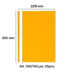 Mapīte AD Class 100/150 oranža, iepakojumā 25 gab. cena un informācija | Kancelejas preces | 220.lv