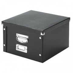 Arhīva kaste Leitz, 216x282x160 mm, A5, melna, noņemams vāks 0830-209 cena un informācija | Kancelejas preces | 220.lv