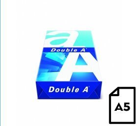 Papīrs Double A (A kategorija), A5, 80 g, 500 lapu cena un informācija | Burtnīcas un papīra preces | 220.lv