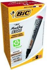 Перманентный маркер BIC ECO 2300 B12 BCL RED EU, 12 шт. 300034 цена и информация | Письменные принадлежности | 220.lv
