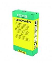 Маркер Stanger Paintmarker, 2-4 мм, 10 шт., белый цена и информация | Письменные принадлежности | 220.lv