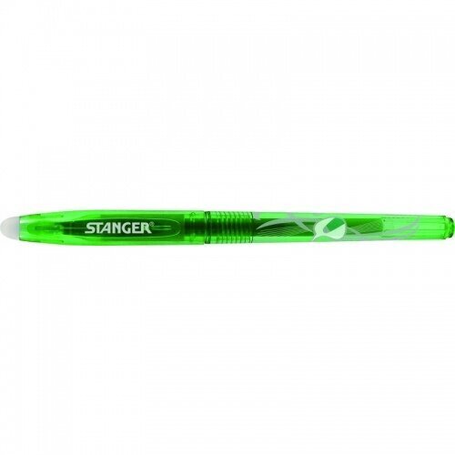 STANGER Eraser Gel Pen 0.7 mm, zaļa, 12 gab 18000300078, cena un informācija | Rakstāmpiederumi | 220.lv