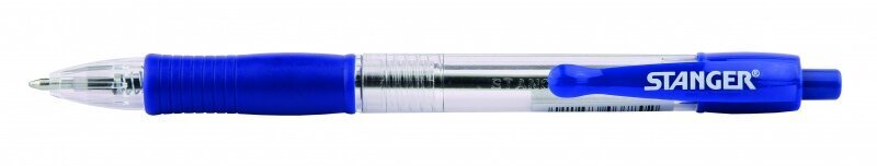 Lodīšu pildspalvas STANGER 1.0, ar mīkstu kātu, zilas, 10 gab. 18000300038 цена и информация | Rakstāmpiederumi | 220.lv