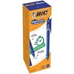 Gela pildspalva Gel Ocity QUICK DRY Blue Box 12 cena un informācija | Rakstāmpiederumi | 220.lv